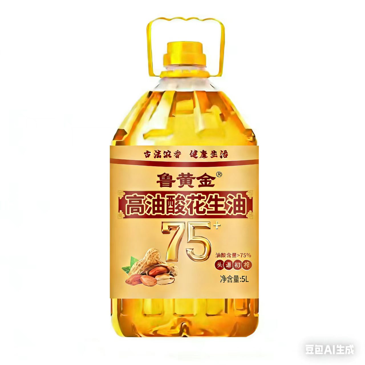 鲁姬花礼品装花生油套装，精美礼盒包装，适合节日送礼